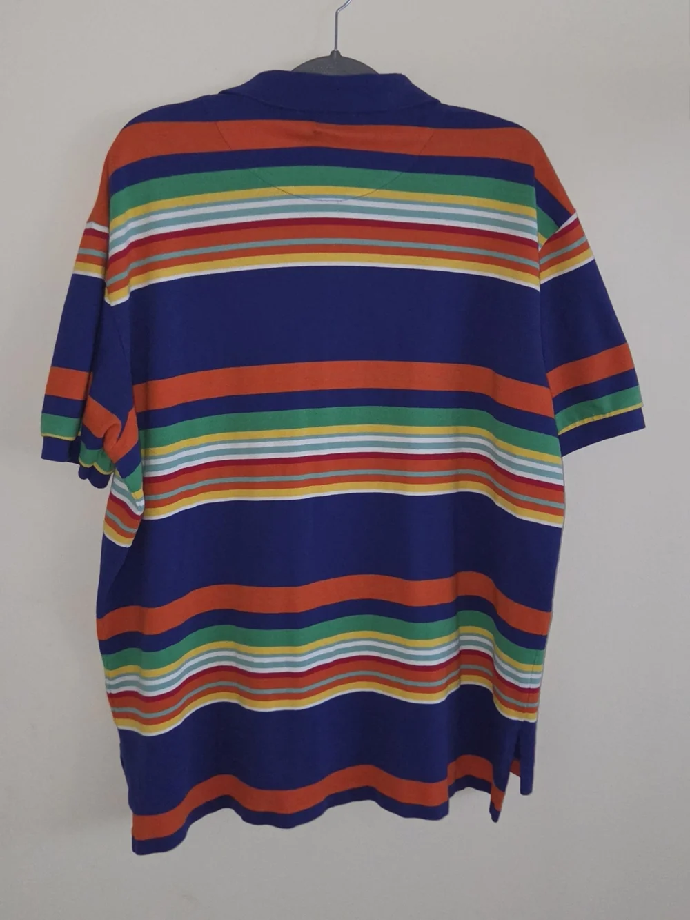Polo by Ralph Lauren Royal Blue Multicolor Striped Polo Size XXL